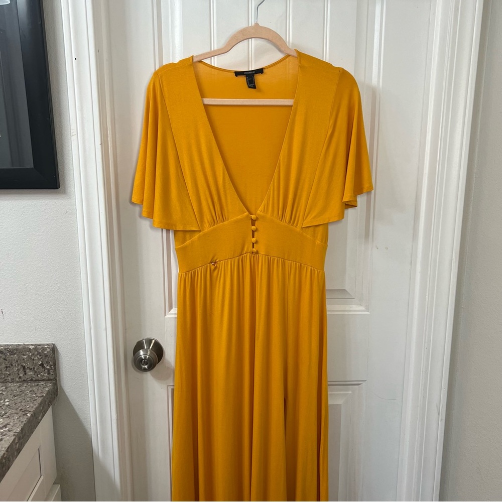Forever 21 low cut maxi dress